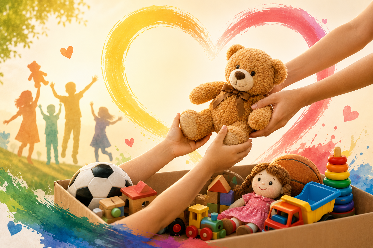 Donate toys to Children